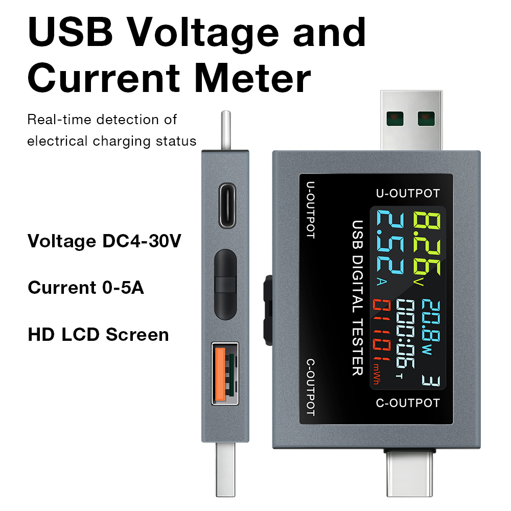 Power Supply Tester - جهاز اختبار شحن USB من النوع