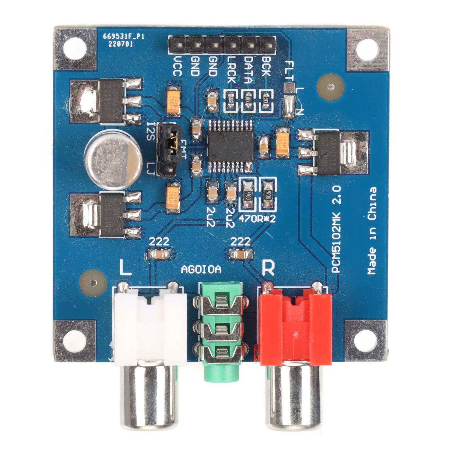 Modular Power Supply - لوحة فك تشفير DAC مع مدخل