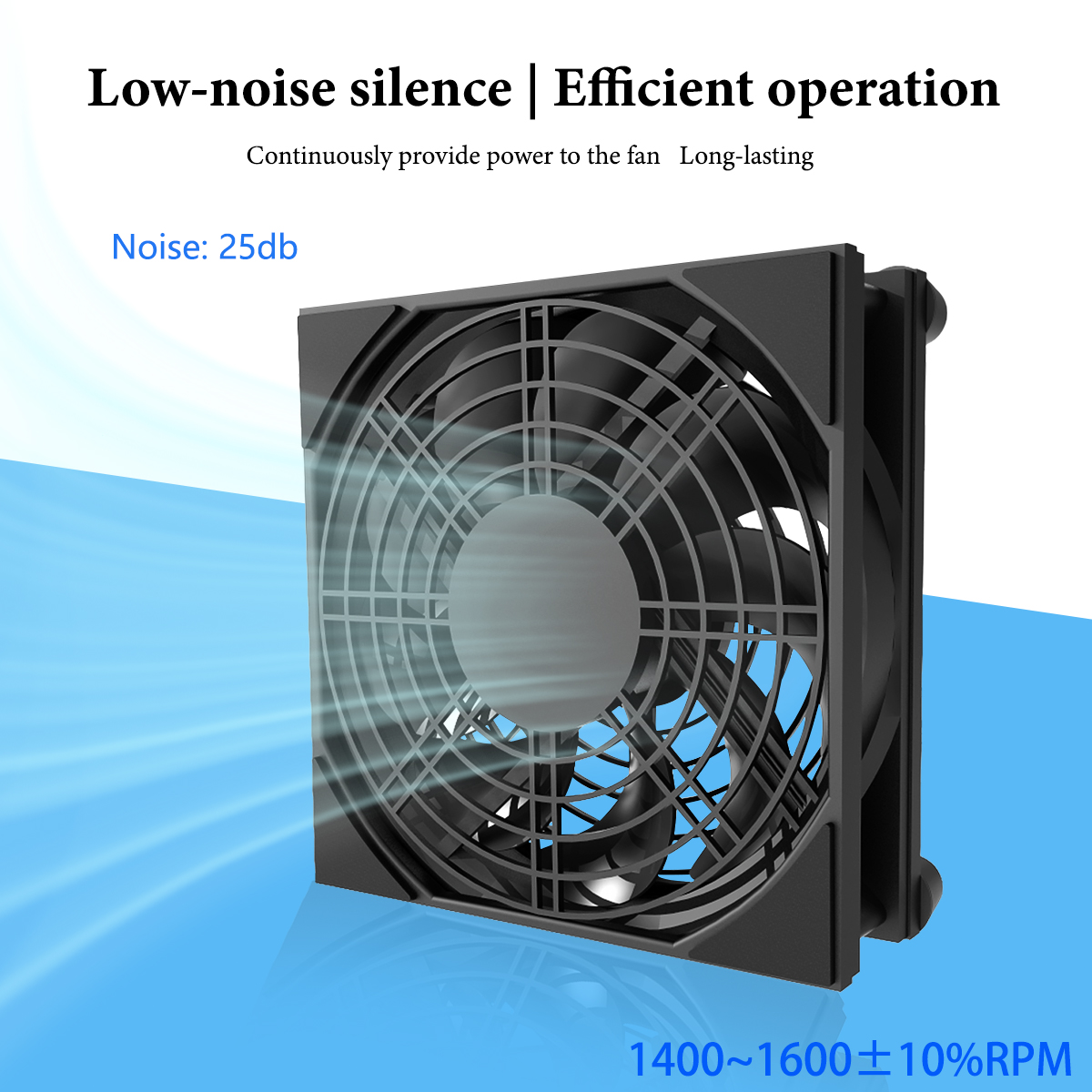 مروحة تبريد هادئة بثلاث سرعات  - مراجعة Pc Power Supply وسعره