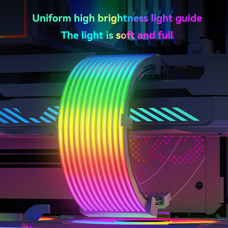 كابل تمديد ARGB 28Pin LED مرن  - مراجعة Psu Computer وسعره