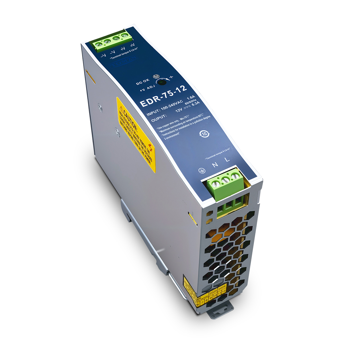 مزود طاقة تحويلي DIN RAIL EDR  - مراجعة Smps Power Supply وسعره