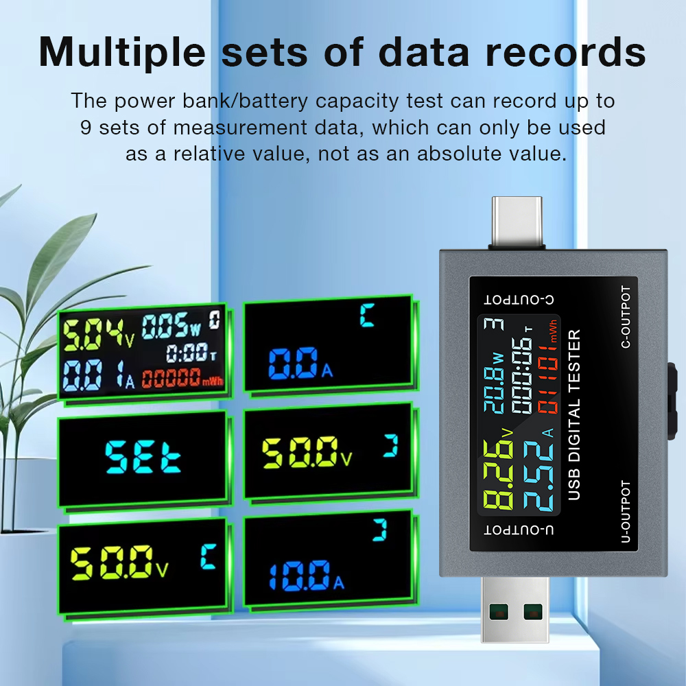 جهاز اختبار شحن USB من النوع C - مراجعة Power Supply Tester وسعره