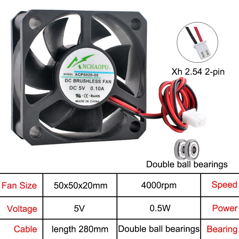 مروحة تبريد محورية ACP5020 مقا - مراجعة Dc Power Supply 12V وسعره