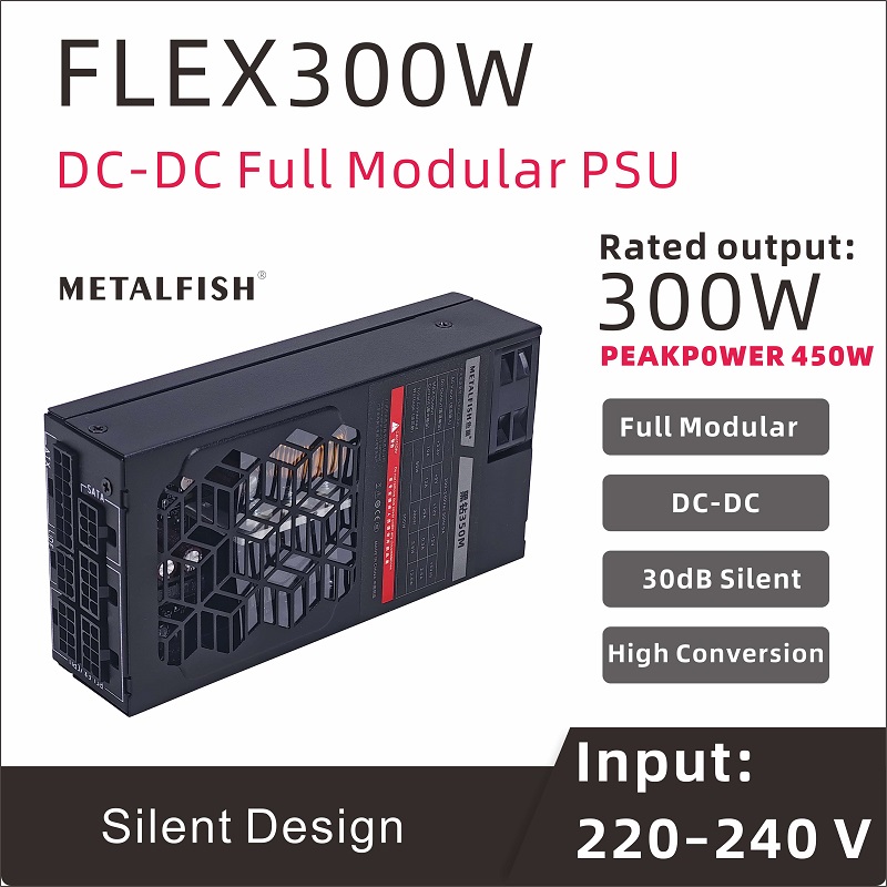 METALFISH Flex 300W مصدر طاقة  - مراجعة Power Supply 750W وسعره