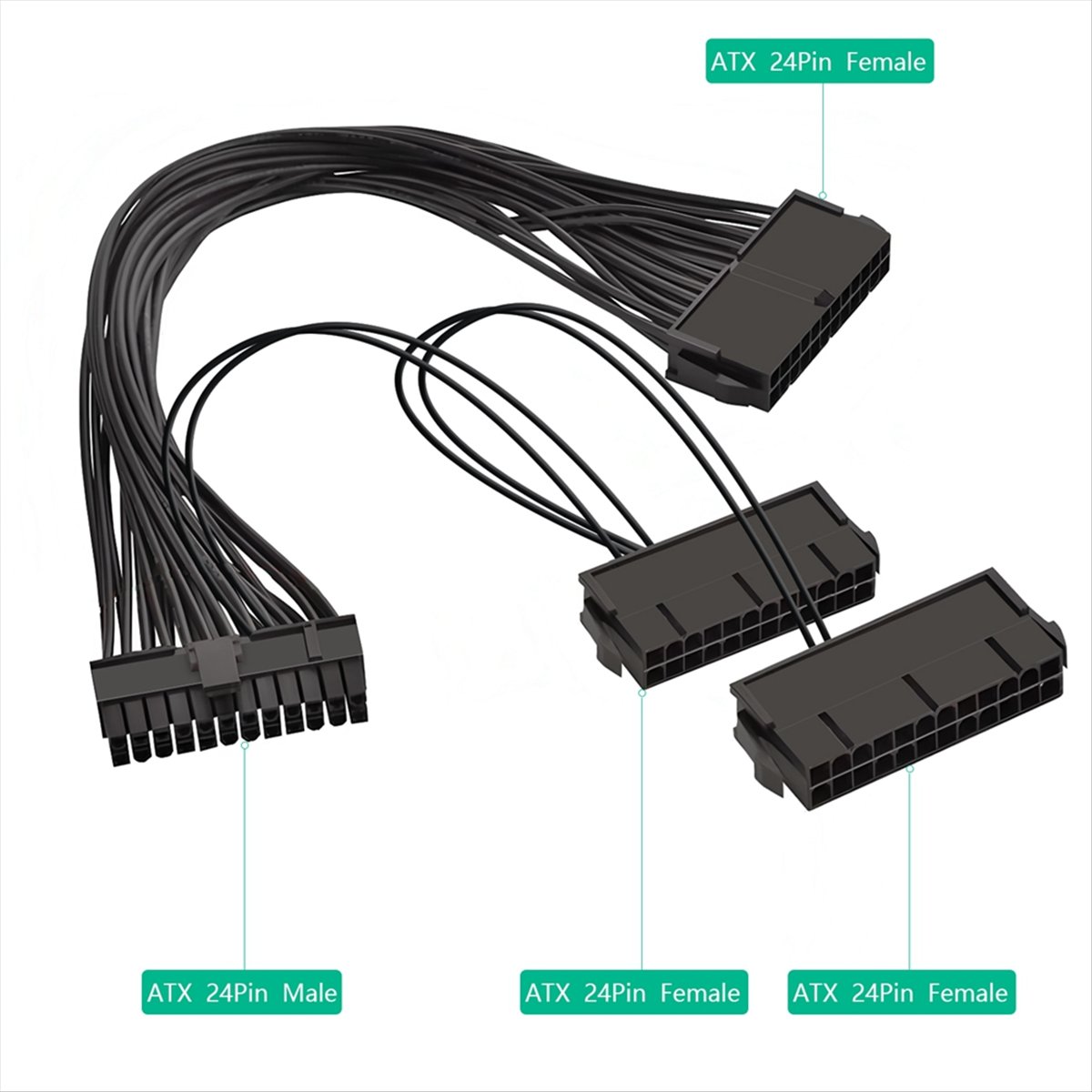 【A19R】كابل تقسيم طاقة ATX 24 د - مراجعة Psu Computer وسعره