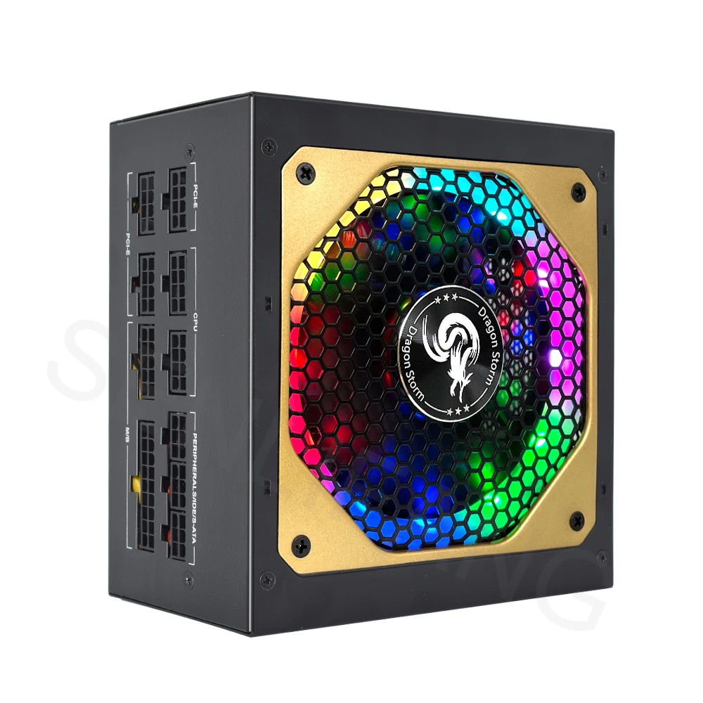 ATX 850 واط وحدات كاملة RGB 80 - مراجعة Psu Computer وسعره