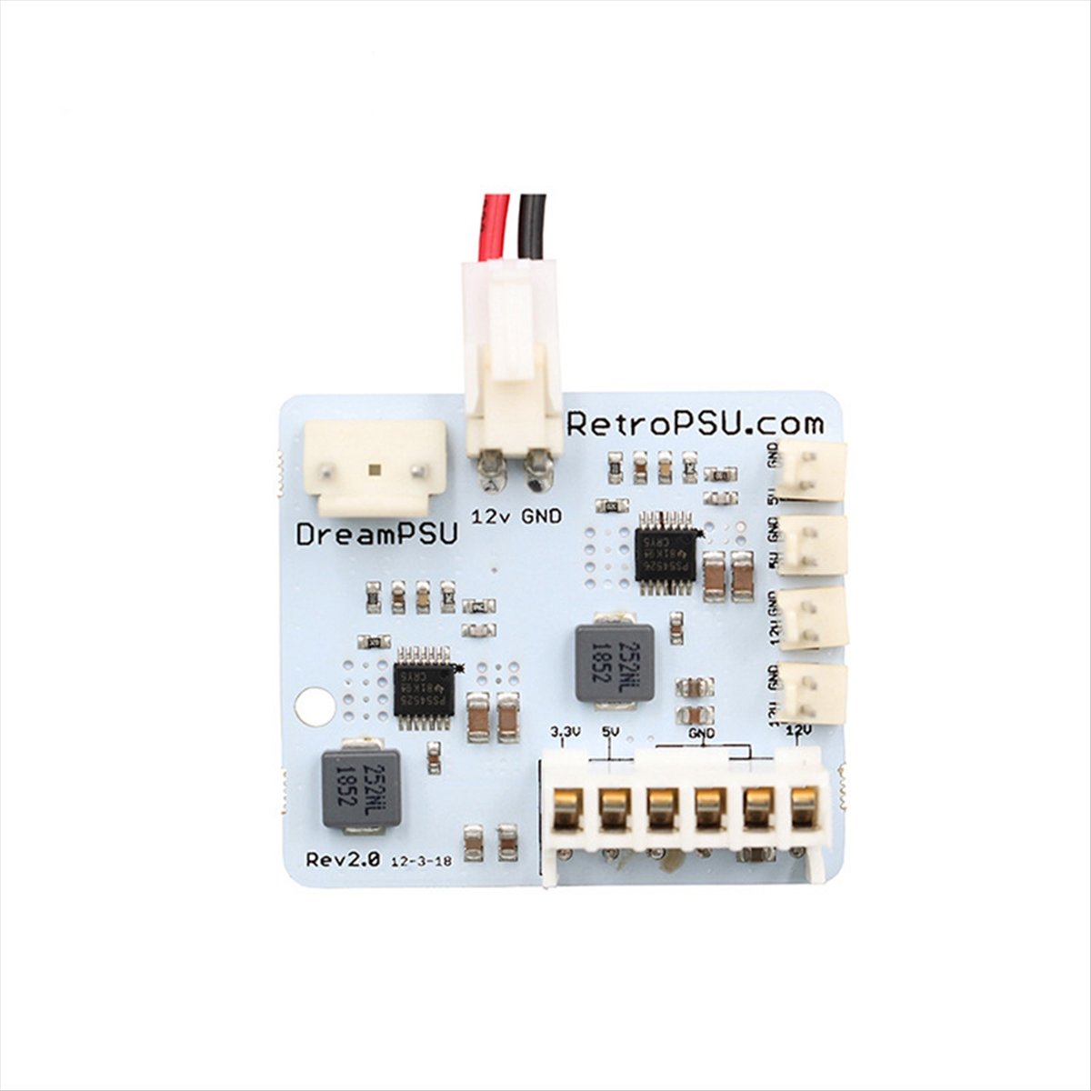 لوحة إمداد طاقة Rev2.0 Dream P - مراجعة Power Supply 12V وسعره
