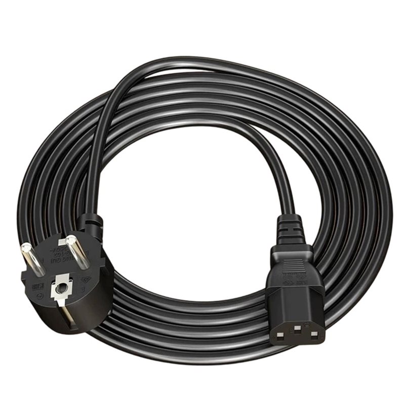 كابل طاقة C13 بقابس أوروبي 1.5 - مراجعة Psu Computer وسعره