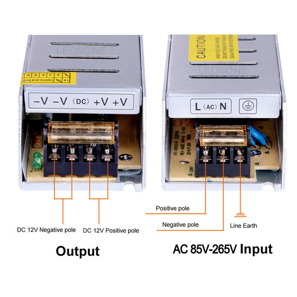 تيار مستمر 5 فولت 12 فولت امدا - مراجعة Smps Power Supply وسعره